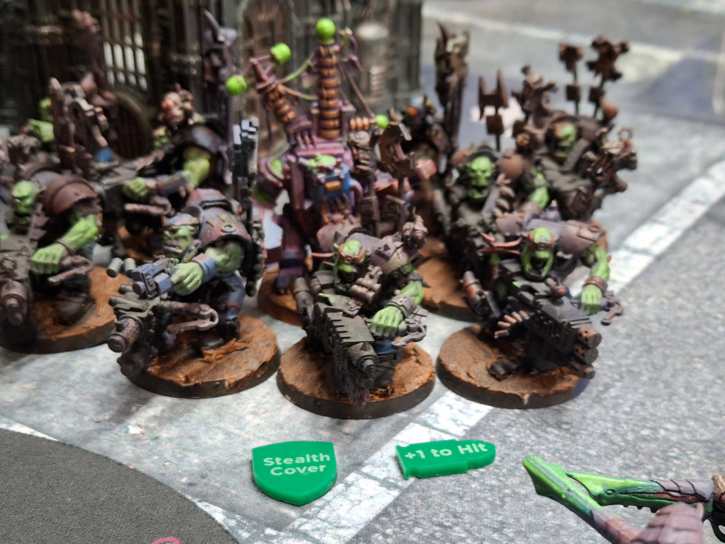 Orks Taktikal Brigade Lissen 'Ere Taktiks Tokens for Warhammer 40000 10th Edition
