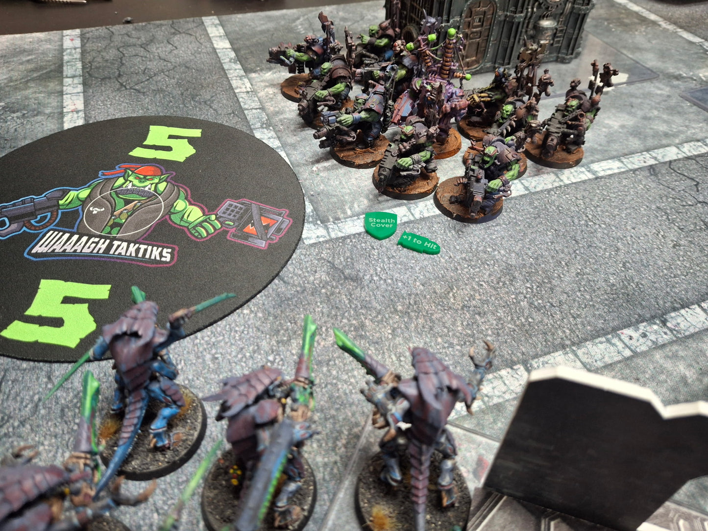 Orks Taktikal Brigade Lissen 'Ere Taktiks Tokens for Warhammer 40000 10th Edition